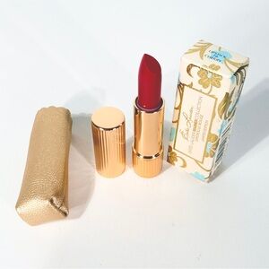 Estee Lauder Matte Red Cherry Lipstick in Gold Tube